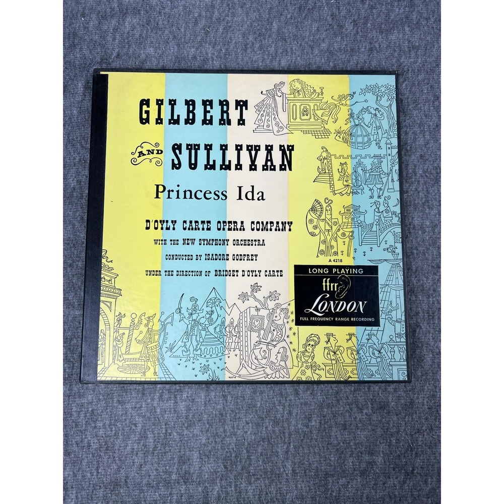 Gilbert & Sullivan Vinyl 2 Box Set Princess Ida Yeomen Of The Guard London 12"